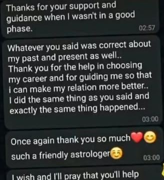 Client message: Guidance