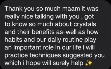 Client message: After the call