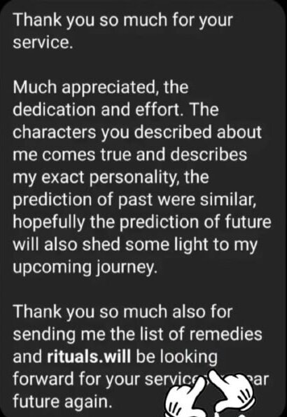 Client message: Reading