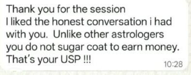 Client message: Session
