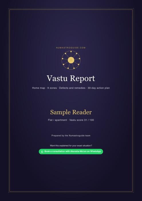 Vastu Report cover